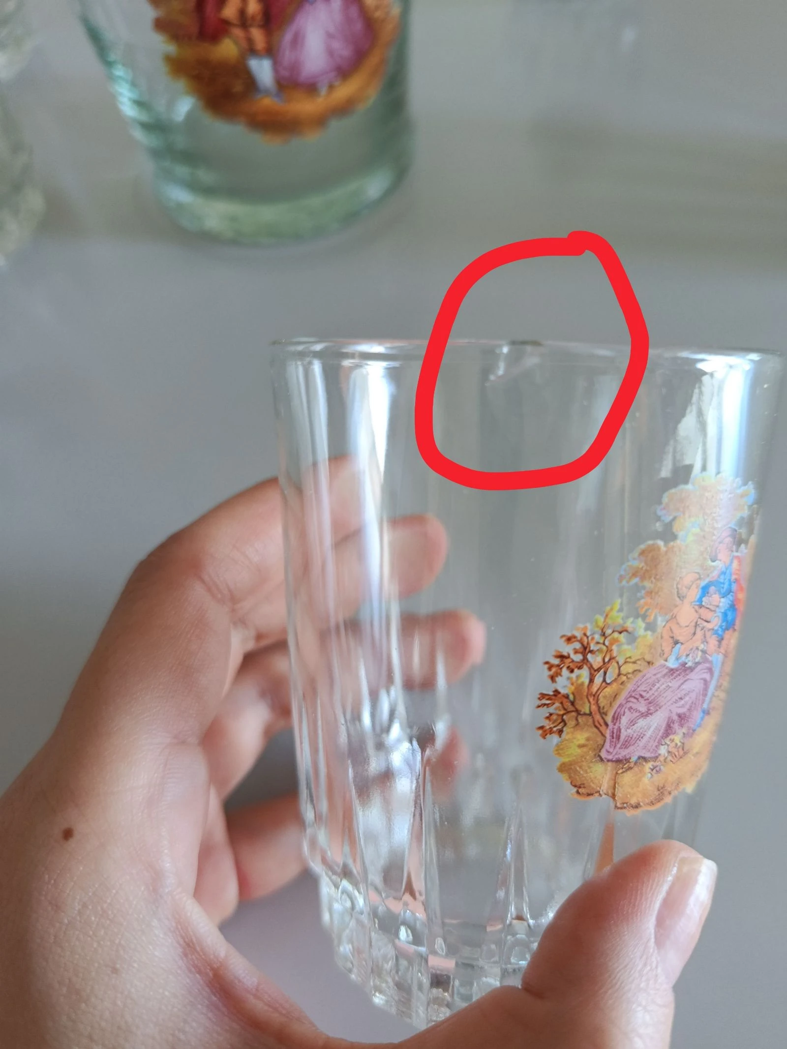 Ensemble 6 verres+seau à glaçons, style vintage. Neuf. – photo 6